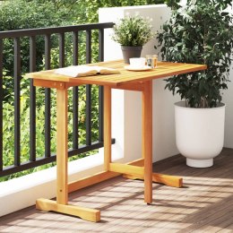 VidaXL Składany stolik na balkon, 90x60x72 cm, lite drewno akacjowe