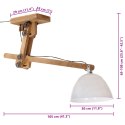 Lampa sufitowa 25 W, biała, 105x30x65-108 cm, E27