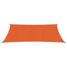 Żagiel przeciwsłoneczny, 160 g/m², pomarańczowy, 3,5x4,5m, HDPE