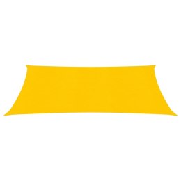 Żagiel przeciwsłoneczny, 160 g/m², żółty, 2,5x5 m, HDPE