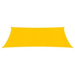 Żagiel przeciwsłoneczny, 160 g/m², żółty, 3,5x5 m, HDPE