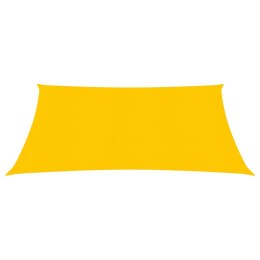 Żagiel przeciwsłoneczny, 160 g/m², żółty, 5x5 m, HDPE