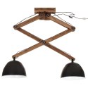 Lampa sufitowa 25 W, czarna, 29x18x85 cm, E27