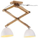 Lampa sufitowa 25 W, biała, 29x18x85 cm, E27