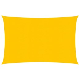 Żagiel przeciwsłoneczny, 160 g/m², żółty, 2,5x4,5 m, HDPE