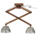 Lampa sufitowa 25 W, srebro vintage, 29x18x85 cm, E27