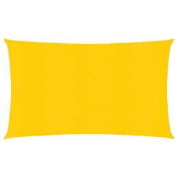 Żagiel przeciwsłoneczny, 160 g/m², żółty, 4x7 m, HDPE