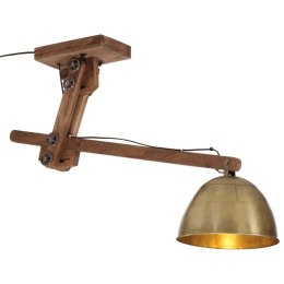 Lampa sufitowa, 25 W, antyczny mosiądz, 105x30x65-108 cm, E27