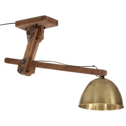 Lampa sufitowa, 25 W, antyczny mosiądz, 105x30x65-108 cm, E27