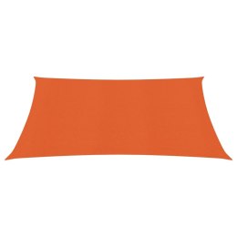 Żagiel przeciwsłoneczny, 160 g/m², pomarańczowy, 2x2,5 m, HDPE