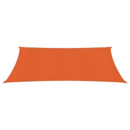 Żagiel przeciwsłoneczny, 160 g/m², pomarańcz, 2,5x3,5 m, HDPE