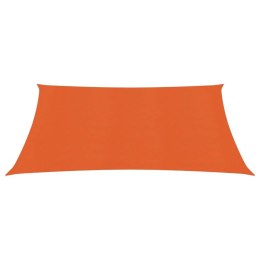 Żagiel przeciwsłoneczny, 160 g/m², pomarańczowy, 2,5x3 m, HDPE