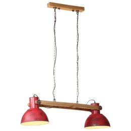 Lampa wisząca, 25 W, postarzany czerwony, 85x28x109 cm, E27