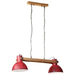 Lampa wisząca, 25 W, postarzany czerwony, 85x28x109 cm, E27