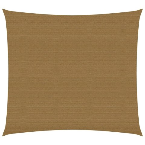 Żagiel przeciwsłoneczny, 160 g/m², taupe, 2,5x2,5 m, HDPE