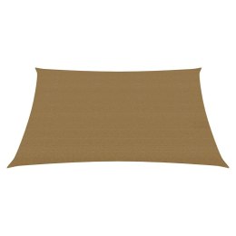 Żagiel przeciwsłoneczny, 160 g/m², taupe, 2x2,5 m, HDPE