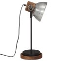 Lampa stołowa, 25 W, srebrny vintage, 17x17x50 cm, E27