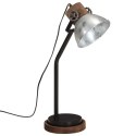 Lampa stołowa, 25 W, srebrny vintage, 18x18x60 cm, E27