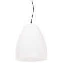 VidaXL Industrialna lampa wisząca, 25 W, biała, okrągła, 32 cm, E27