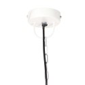 VidaXL Industrialna lampa wisząca, 25 W, biała, okrągła, 32 cm, E27