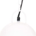 VidaXL Industrialna lampa wisząca, 25 W, biała, okrągła, 32 cm, E27