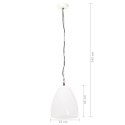 VidaXL Industrialna lampa wisząca, 25 W, biała, okrągła, 32 cm, E27