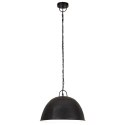 VidaXL Industrialna lampa wisząca, 25 W, czarna, okrągła, 41 cm, E27