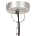 VidaXL Industrialna lampa wisząca, 25 W, srebrna, okrągła, 42 cm, E27