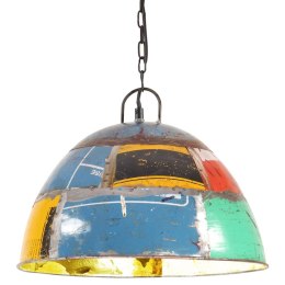 VidaXL Industrialna lampa wisząca, 25 W, kolorowa, okrągła, 41 cm, E27