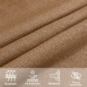 Żagiel przeciwsłoneczny, 160 g/m², kolor taupe, 2,5x5 m, HDPE