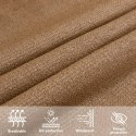 Żagiel przeciwsłoneczny, 160 g/m², taupe, 5x6x6 m, HDPE