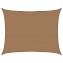 Żagiel przeciwsłoneczny, 160 g/m², taupe, 6x7 m, HDPE