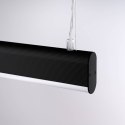 Lampa wisząca FARGE czarna LED 4000K