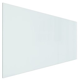 Panel kominkowy, szklany, prostokątny, 120x60 cm