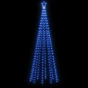 Choinka z kołkiem gruntowym, 310 niebieskich LED, 300 cm