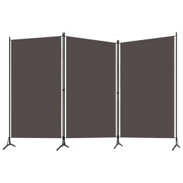 Parawan 3-panelowy, antracytowy, 260 x 180 cm