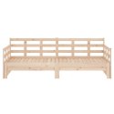 Łóżko rozsuwane, lite drewno sosnowe, 2x(80x200) cm
