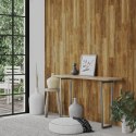 Panele ścienne, drewnopodobne, brązowe, PVC, 4,12 m²