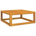 6-cz. ogrodowy zestaw wypoczynkowy, jasnoszare poduszki, drewno